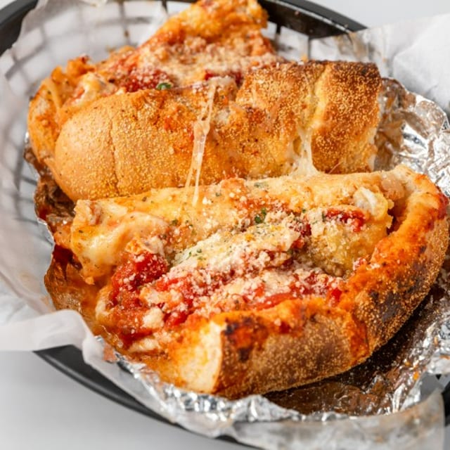 Eggplant Parmesan Sandwich.