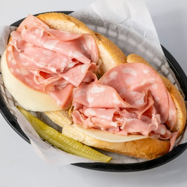 37. Mortadella Sandwich.