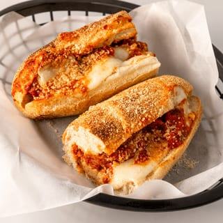 Meatball Parmesan Sandwich