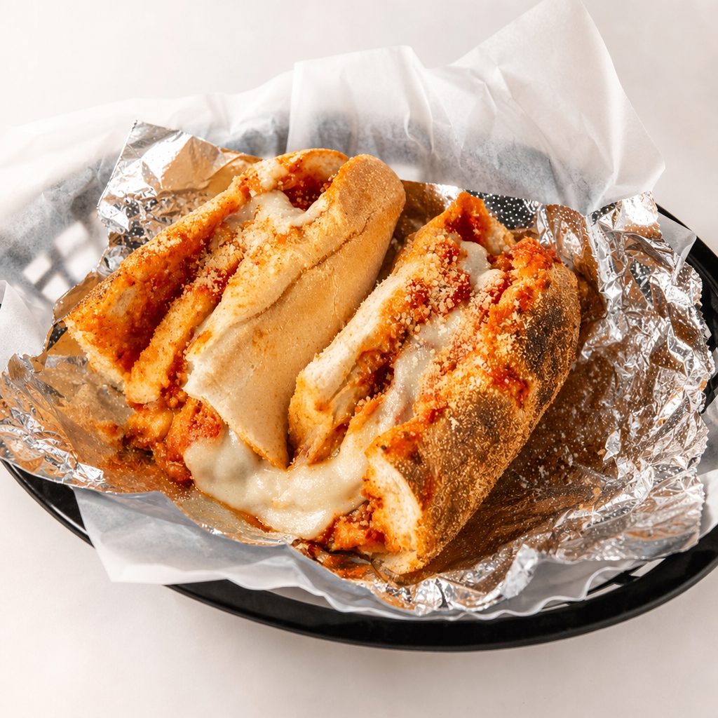 Chicken Parmesan Sandwich.