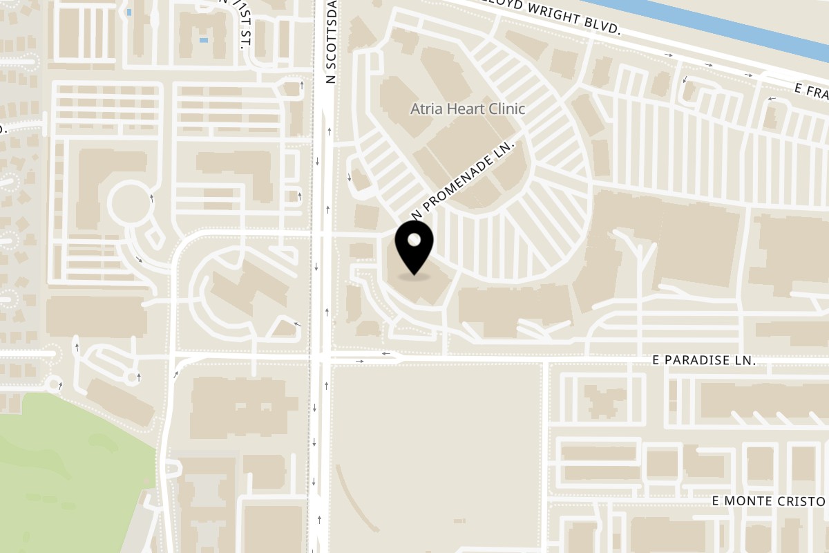 Map showing the location of Rinaldi's Italian Deli on 16211 N Scottsdale Rd Ste 4 in Scottsdale